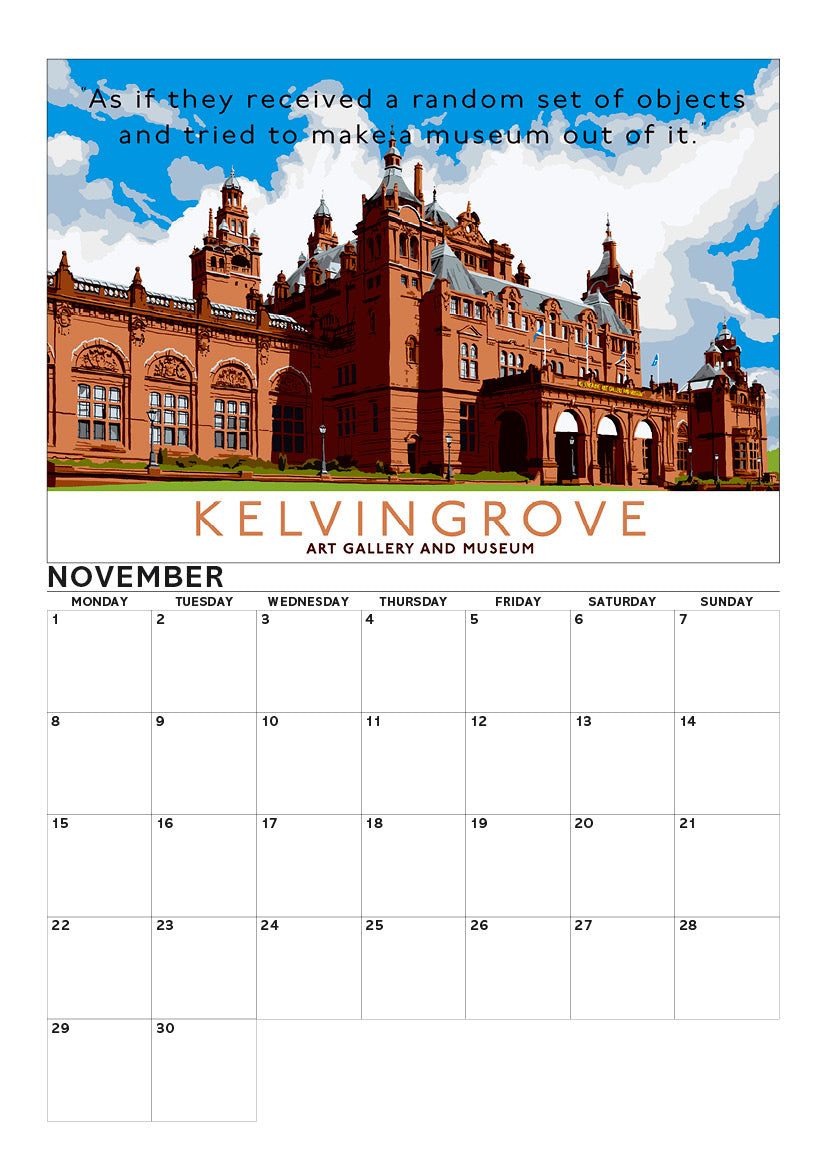 Overrated Scotland – A4 calendar 2027