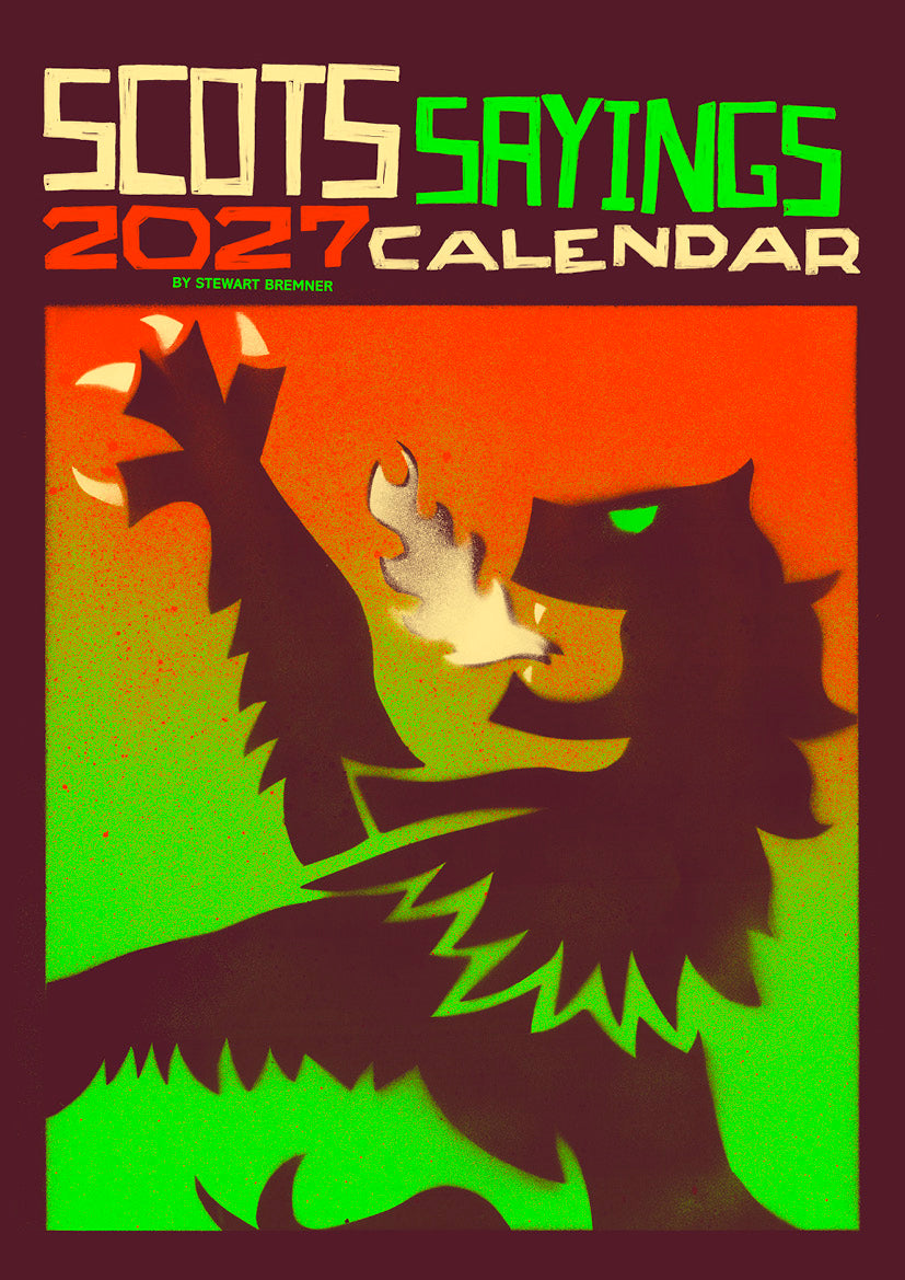 Scots sayings – A4 calendar 2027