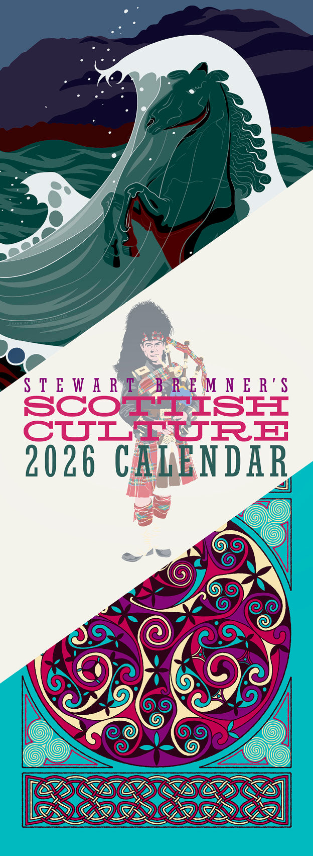 Scottish culture – 2026 slimline calendar