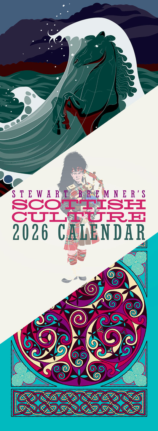 Scottish culture – 2026 slimline calendar