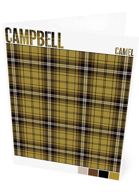 Campbell Camel Ancient tartan – set of two cards