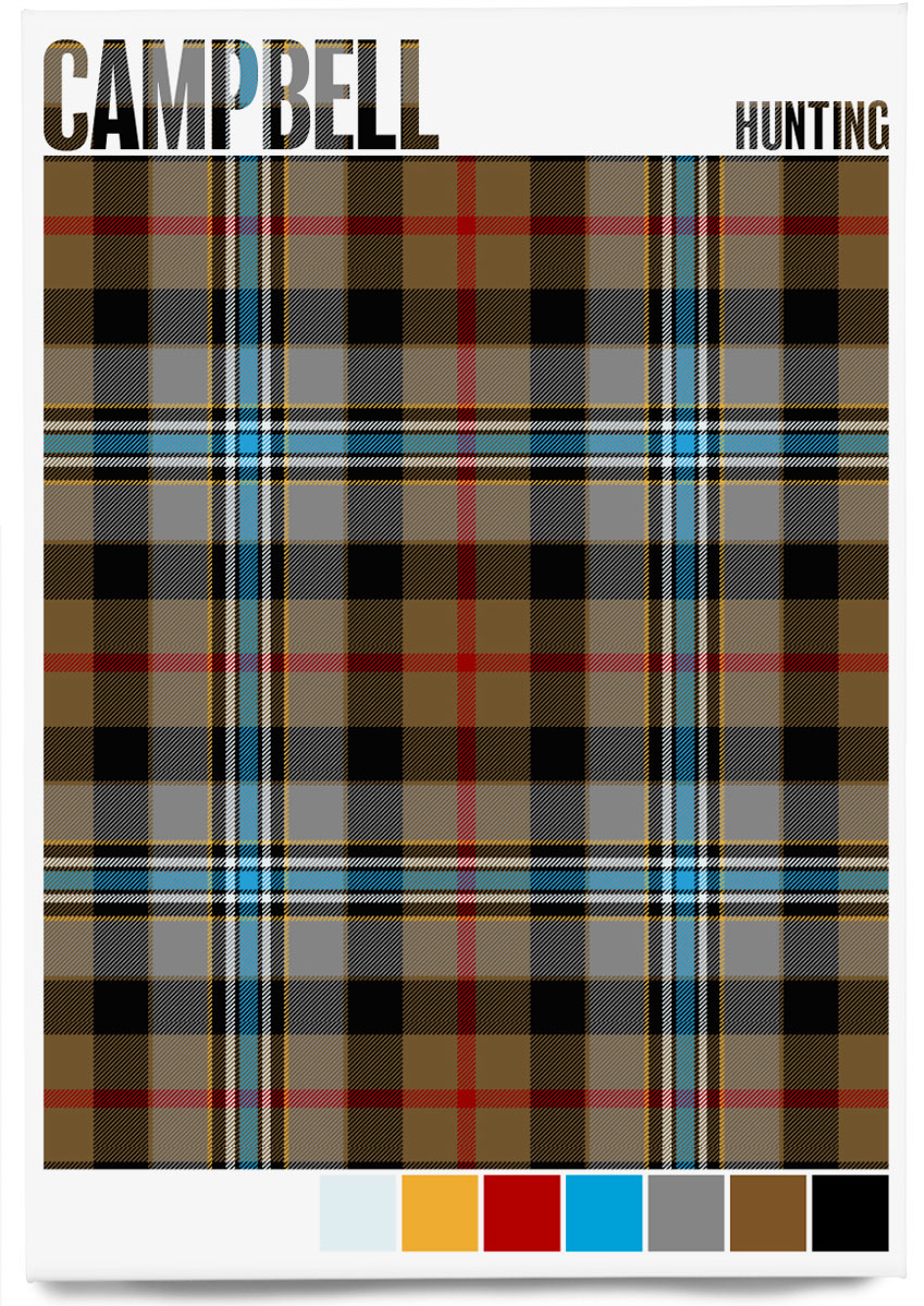 Campbell Hunting Modern tartan – magnet