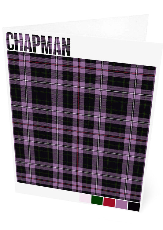 Chapman Modern tartan – set of two cards