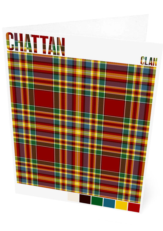 Chattan Clan Modern tartan – set of two cards