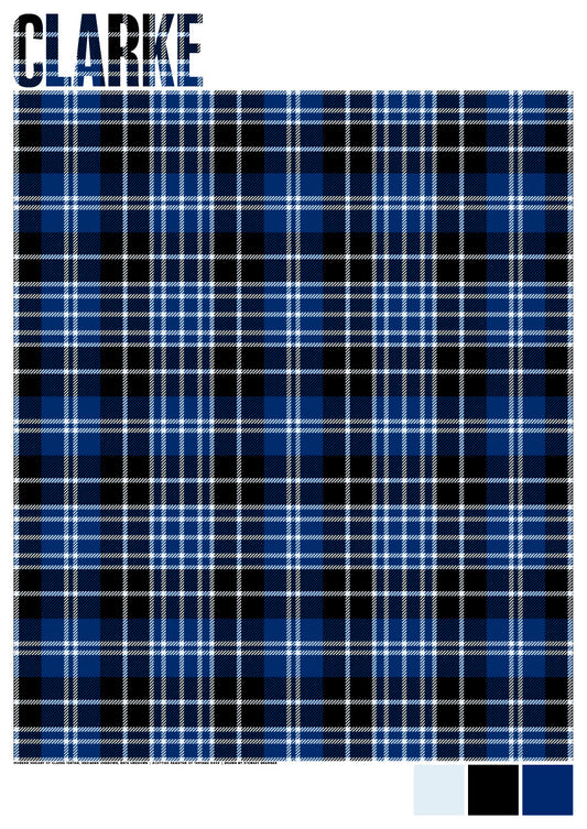 Clarke Modern tartan – magnet