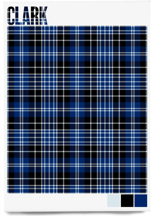 Clark Modern tartan – magnet