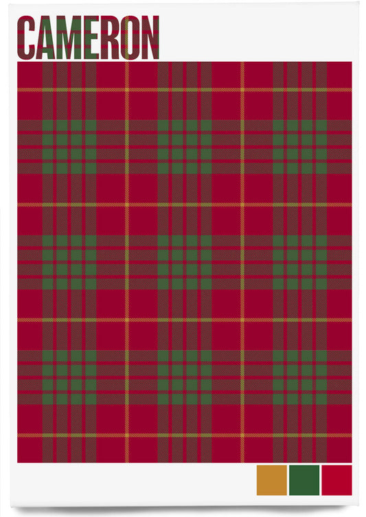 Cameron Muted tartan – magnet