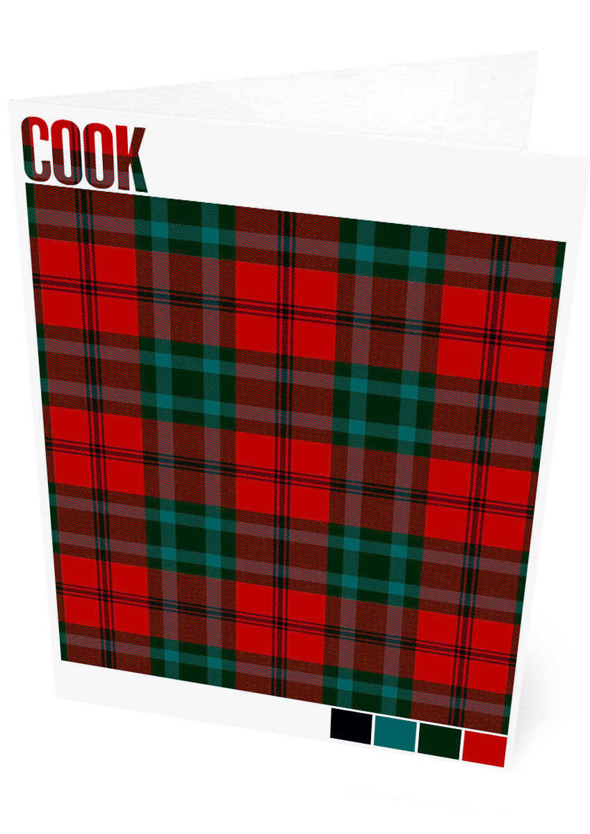 Cook Modern tartan – set of two cards