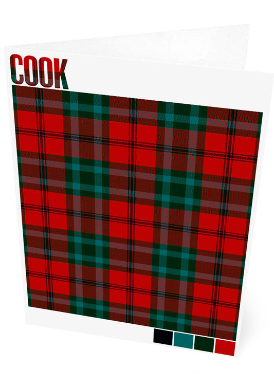 Cook Modern tartan – set of two cards