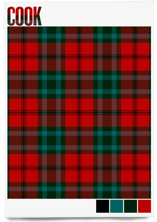 Cook Modern tartan – magnet