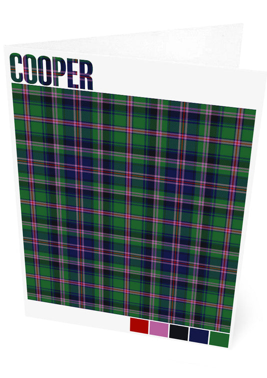 Cooper Modern tartan – set of two cards