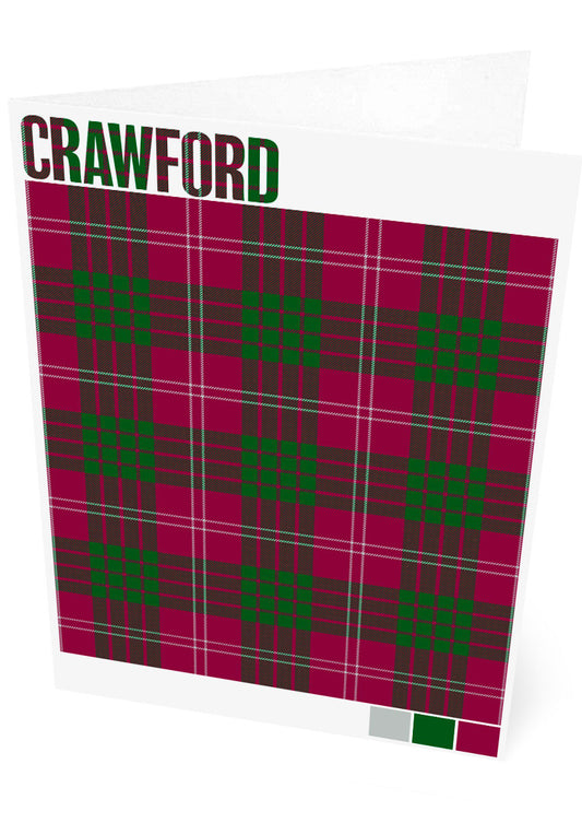 Crawford Modern tartan – set of two cards