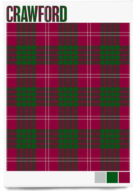 Crawford Modern tartan – magnet