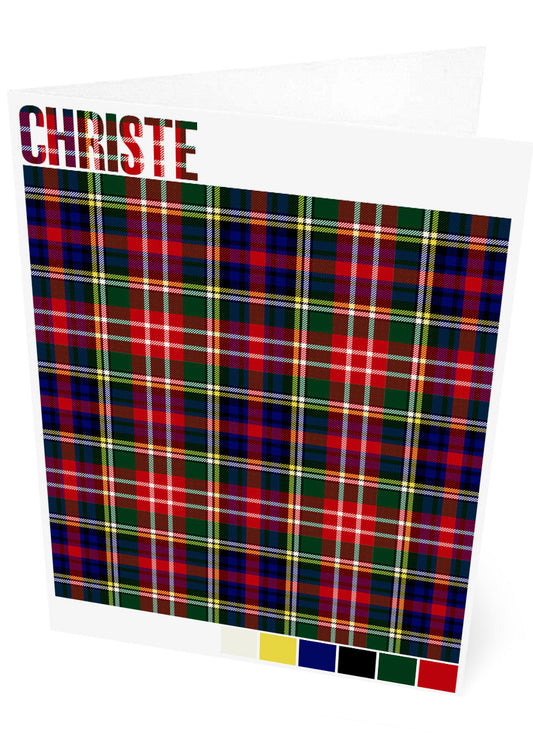 Christie Modern tartan – set of two cards