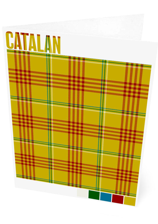 Catalan Modern tartan – set of two cards