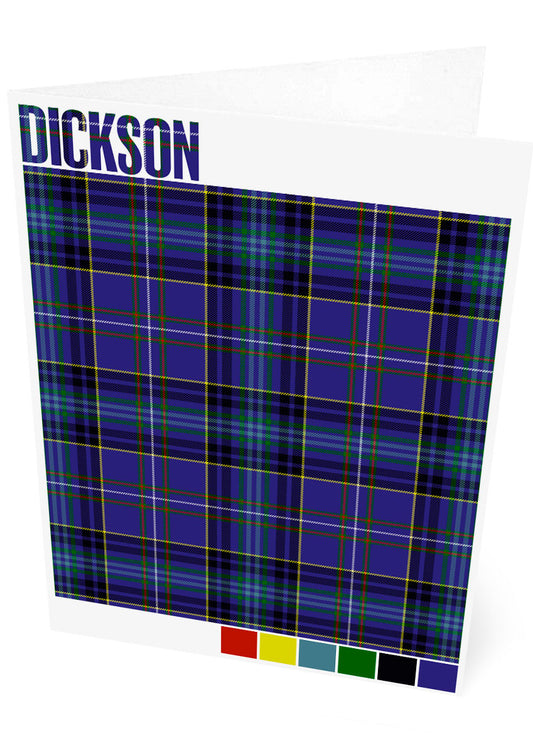 Dickson Modern tartan – set of two cards