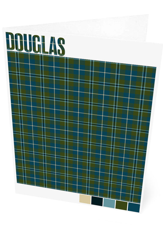 Douglas Muted tartan – set of two cards