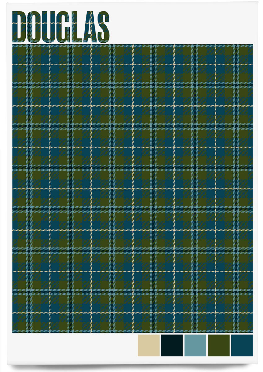 Douglas Muted tartan – magnet