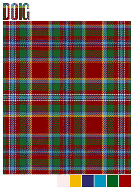 Doig Modern tartan – giclée print