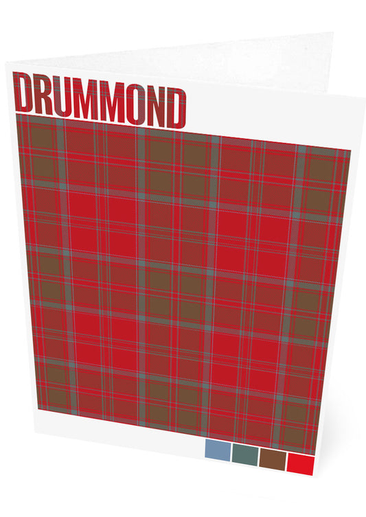 Drummond Weathered tartan – set of two cards