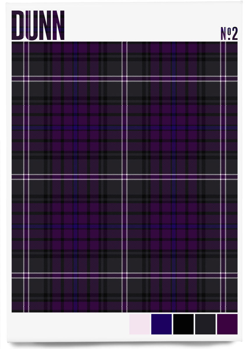 Dunn #2 Modern tartan – magnet