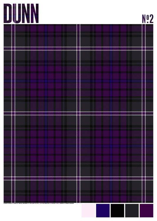 Dunn #2 Modern tartan – giclée print