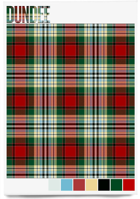 Dundee #2 Modern tartan – magnet