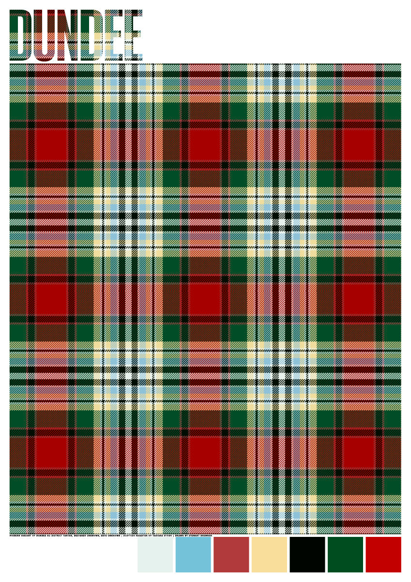 Dundee #2 Modern tartan – giclée print