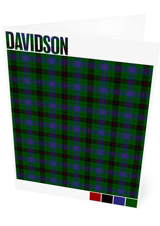 Davidson Modern tartan – set of two cards