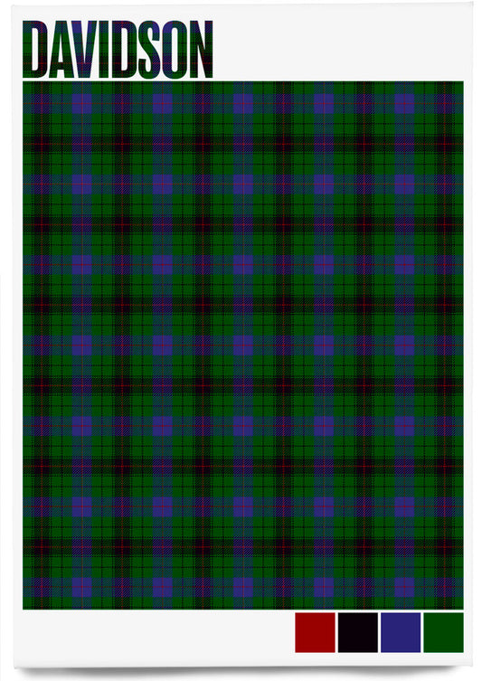 Davidson Modern tartan – magnet