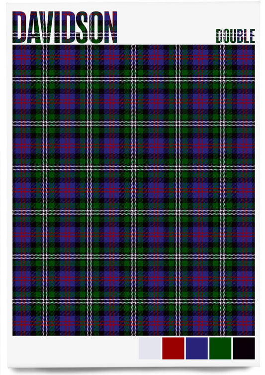 Davidson Double Modern tartan – magnet