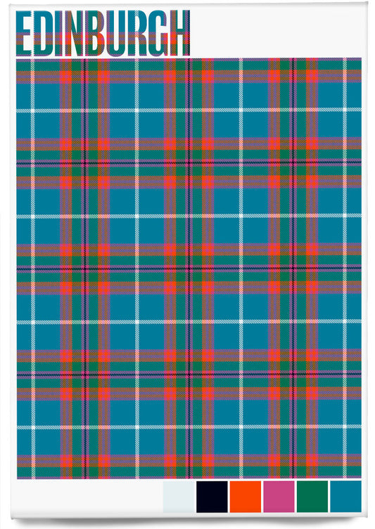 Edinburgh District Ancient tartan – magnet