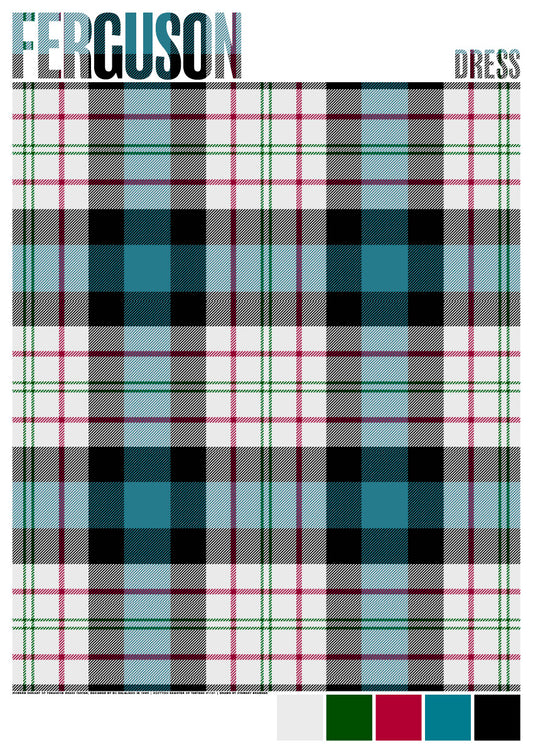 Ferguson Dress Modern tartan – giclée print