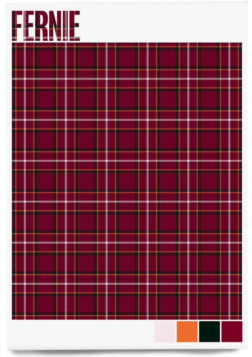 Fernie Modern tartan – magnet