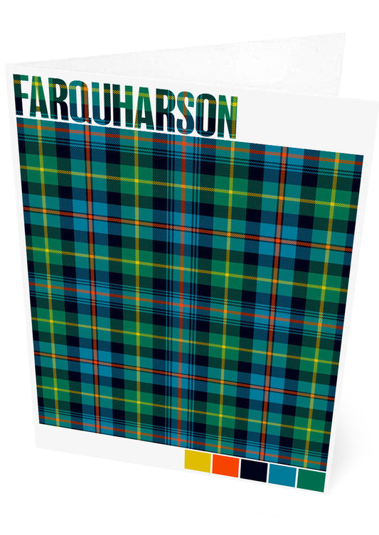 Farquharson Ancient tartan – set of two cards