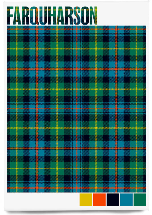 Farquharson Ancient tartan – magnet