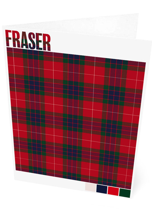 Fraser 1842 Modern tartan – set of two cards