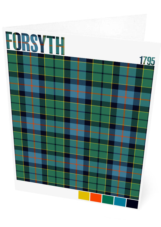 Forsyth 1795 Ancient tartan – set of two cards