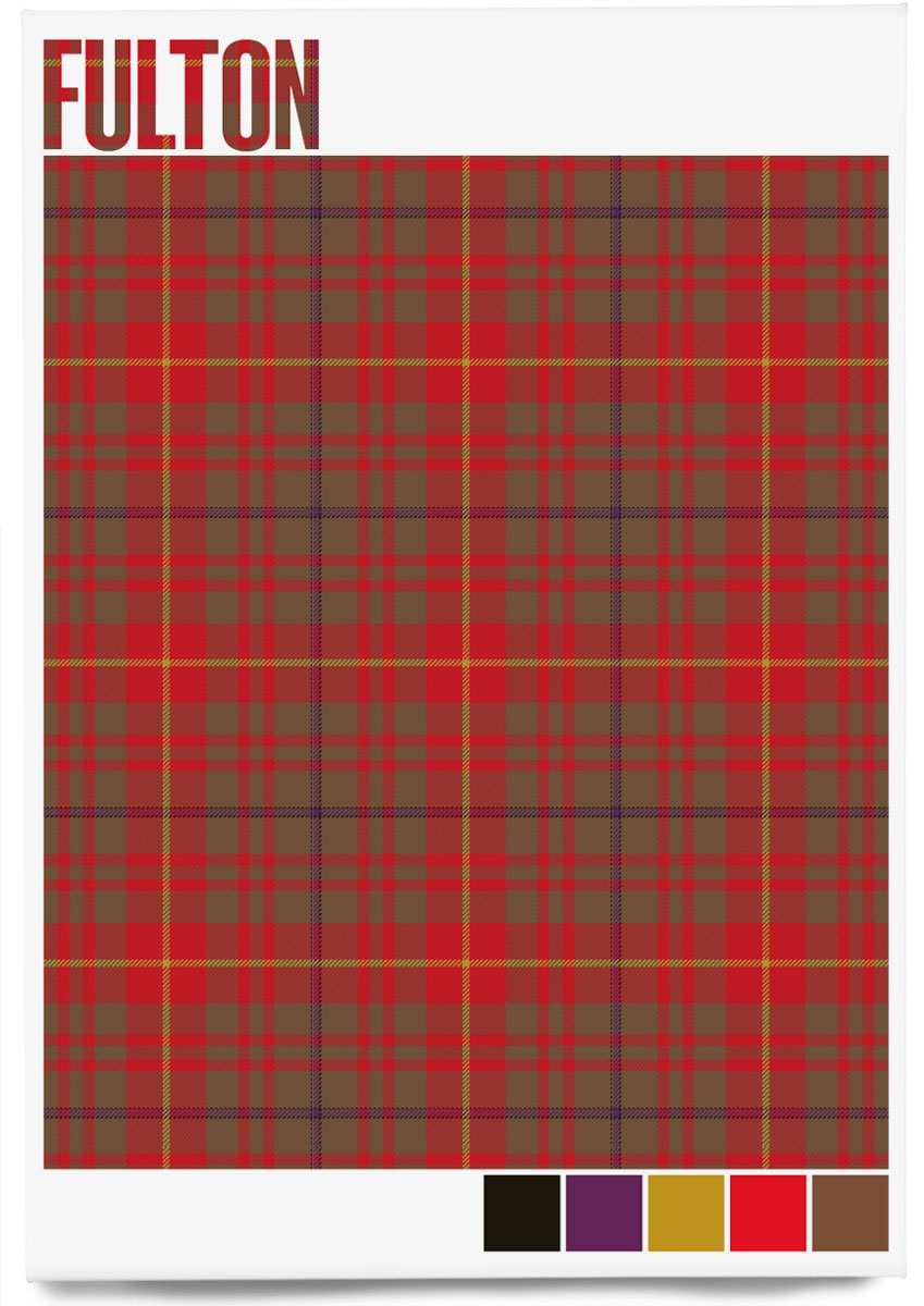 Fulton Weathered tartan – magnet