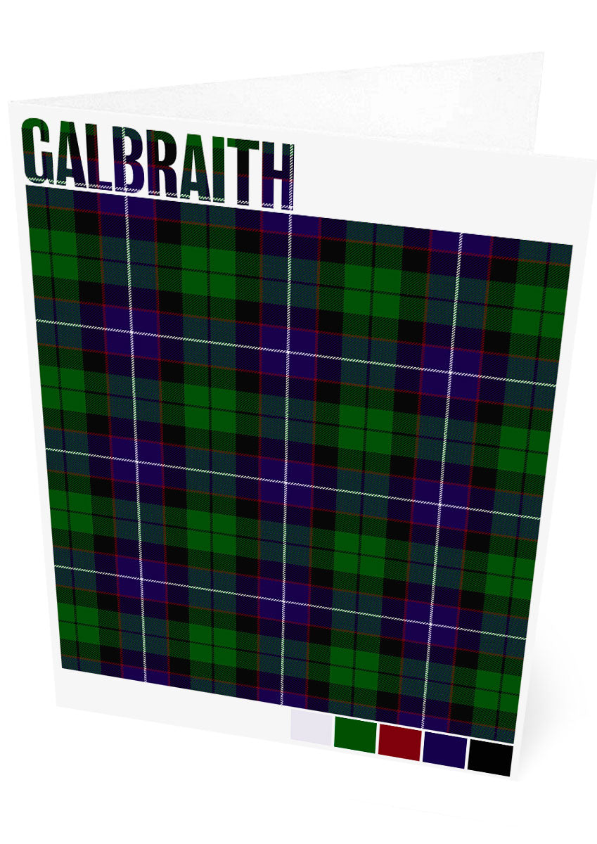 Galbraith Modern tartan – set of two cards