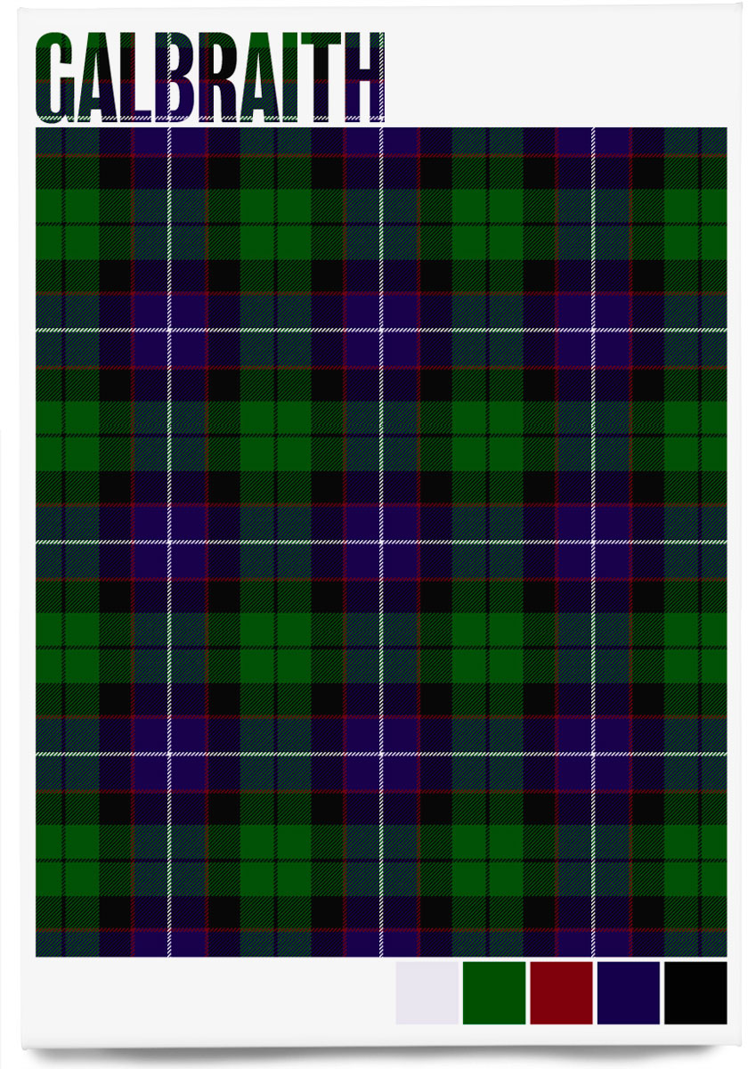 Galbraith Modern tartan – magnet