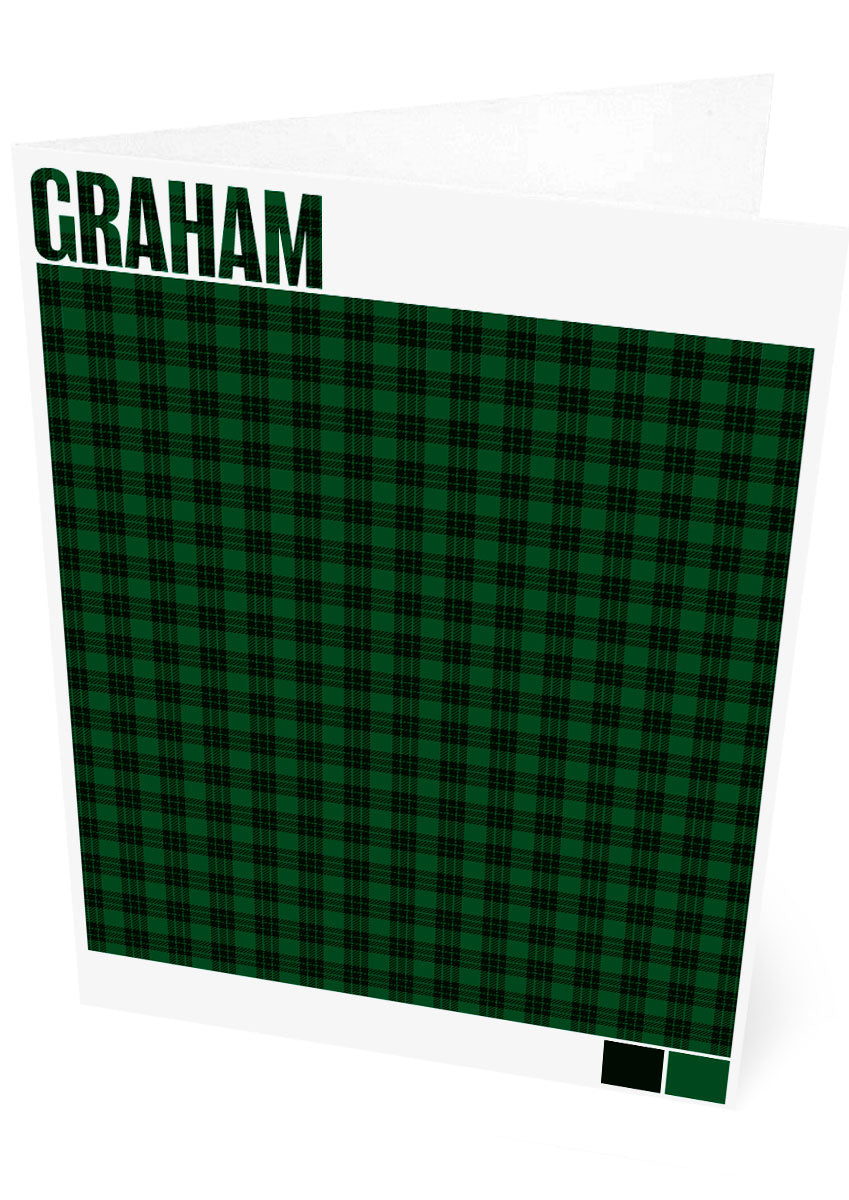 Graham Modern tartan – set of two cards