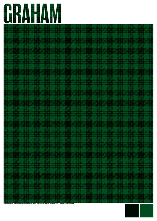 Graham Modern tartan – poster