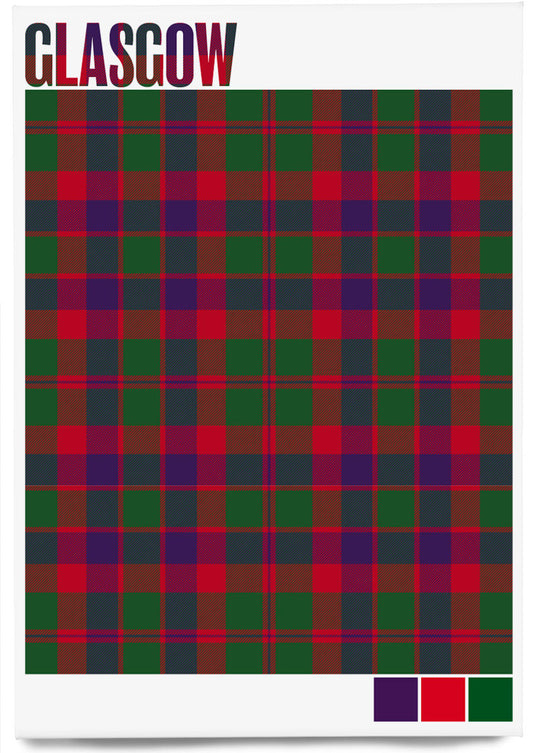 Glasgow Modern tartan – magnet