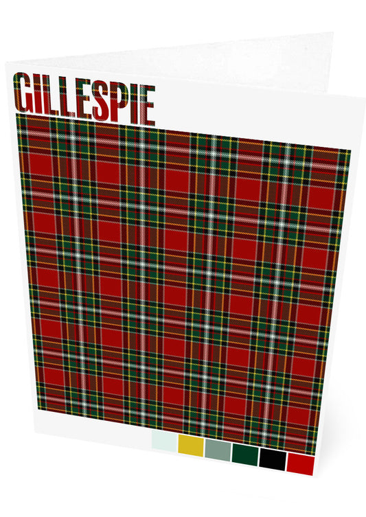 Gillespie Modern tartan – set of two cards