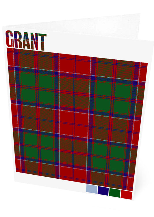 Grant Modern tartan – set of two cards