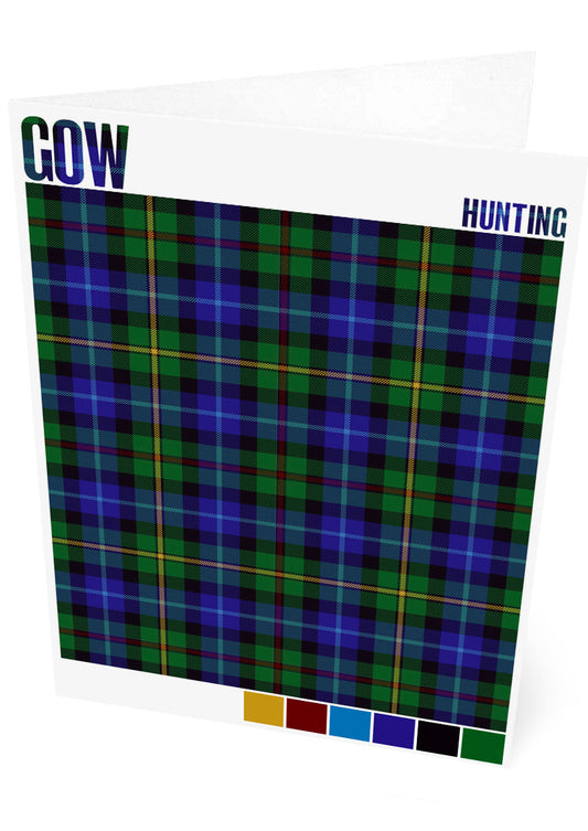 Gow Hunting Modern tartan – set of two cards