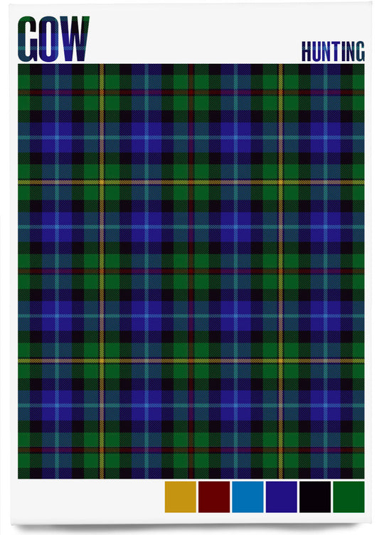 Gow Hunting Modern tartan – magnet