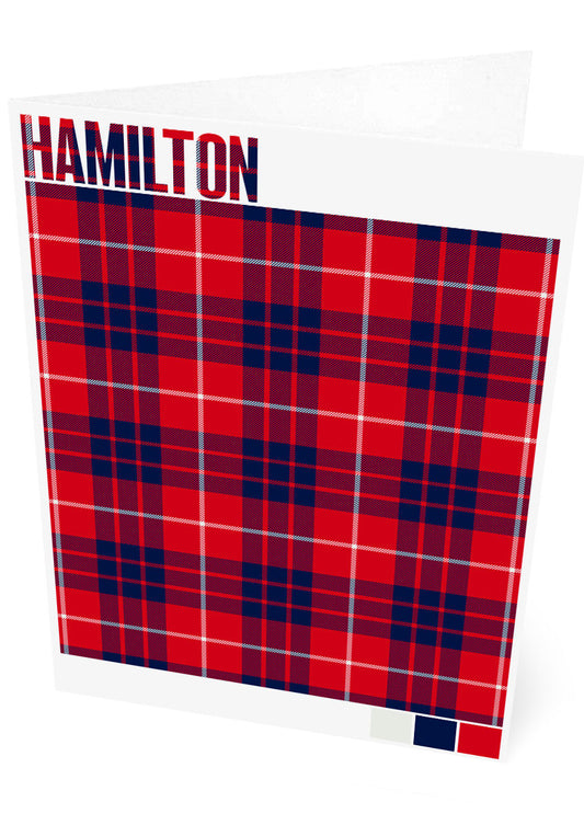 Hamilton Modern tartan – set of two cards