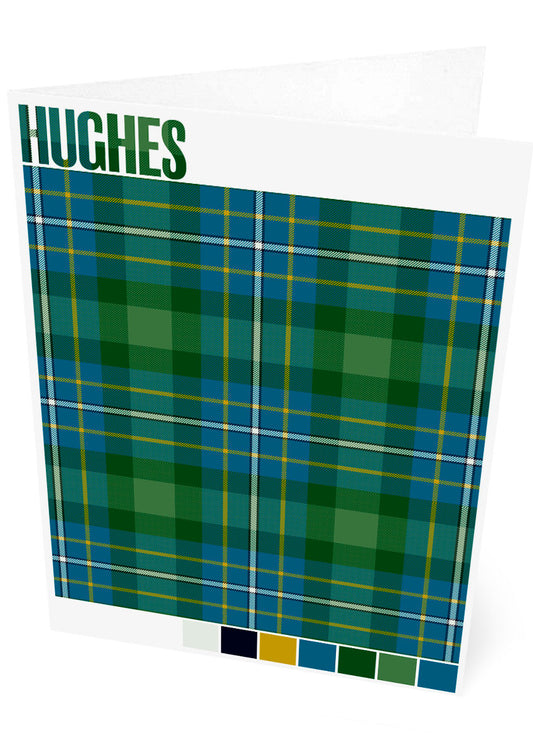 Hughes Ancient tartan – set of two cards